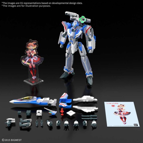 1/100 HG VF-31J Siegfried (Hayate Immelman) Deluxe Set