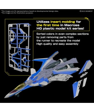 1/100 HG VF-31J Siegfried (Hayate Immelman) Deluxe Set
