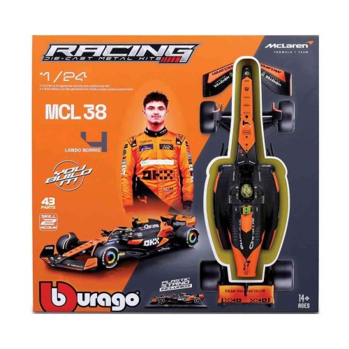 McLaren F1 MCL38 - Lando Norris With Helmet - Model Kit 1:24XP109967