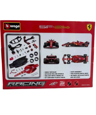 Ferrari F1 SF-24 - N. 16 Charles Leclerc With Helmet - Model Kit 1:24