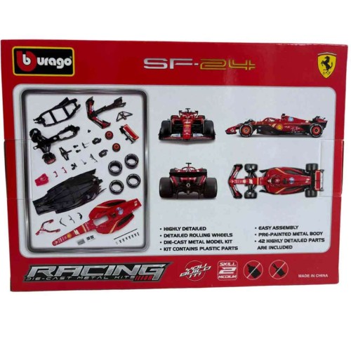 Ferrari F1 SF-24 - N. 16 Charles Leclerc With Helmet - Model Kit 1:24