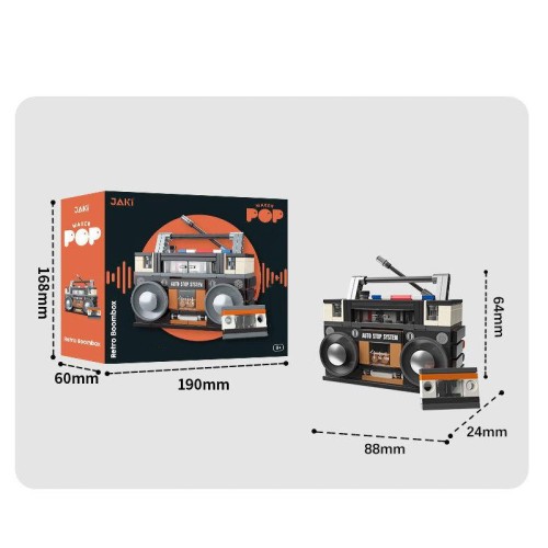 Radio Cassette Construction Kit 228 pcs