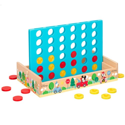 Disney Four in a Row Wooden Game