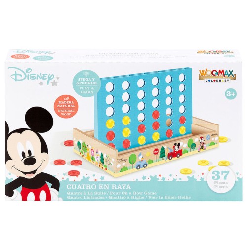 Disney Four in a Row Wooden Game