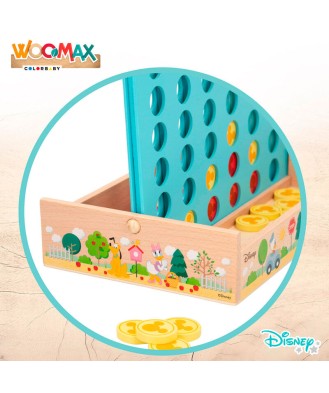 Disney Four in a Row Wooden Game