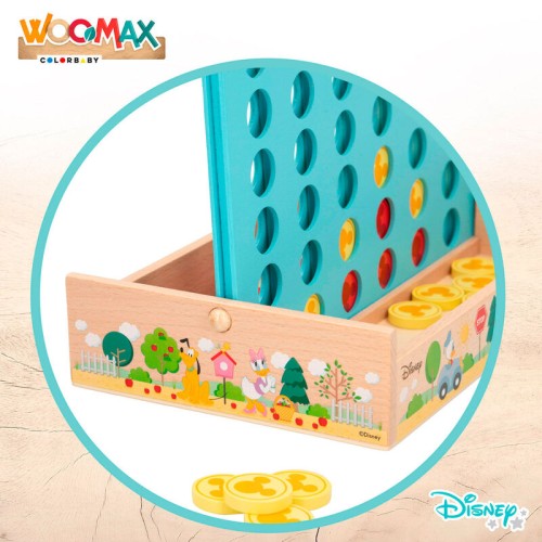 Disney Four in a Row Wooden Game
