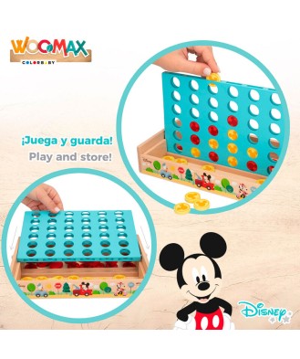Disney Four in a Row Wooden Game