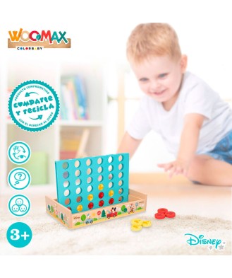 Disney Four in a Row Wooden Game