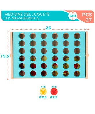 Disney Four in a Row Wooden Game