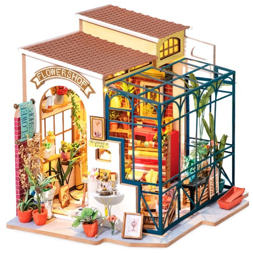 Emily s Flower Shop Miniature House Model 258 pcs