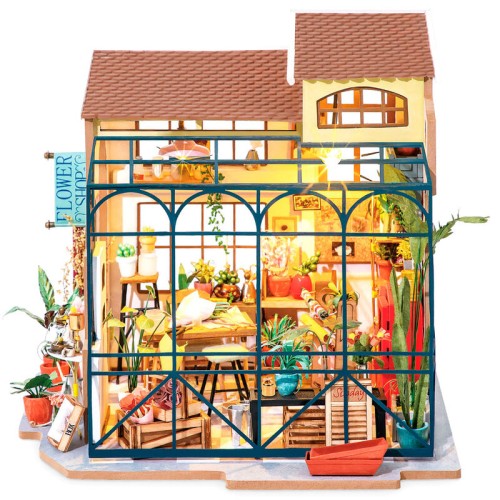 Emily s Flower Shop Miniature House Model 258 pcs