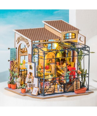 Emily s Flower Shop Miniature House Model 258 pcs