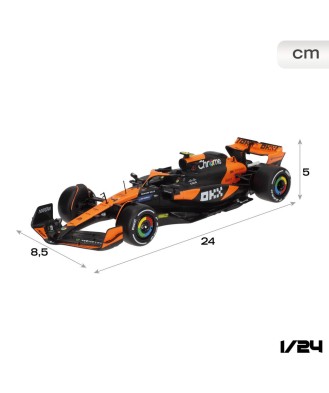 FORMULA 1 - F1 Mc Laren Mcl38 with Norris - Die-cast Model 1/24