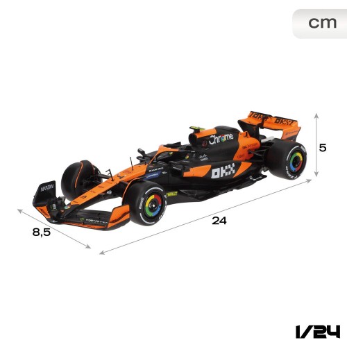 FORMULA 1 - F1 Mc Laren Mcl38 with Norris - Die-cast Model 1/24