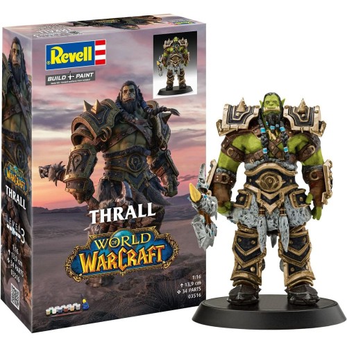 World of Warcraft Model Kit Gift Set 1/16 The Orc Thrall 13 cm