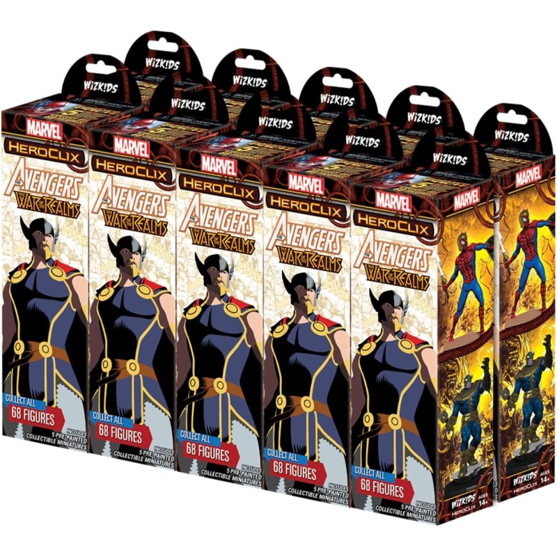 Marvel HeroClix: Avengers War of the Realms Booster Brick (10)