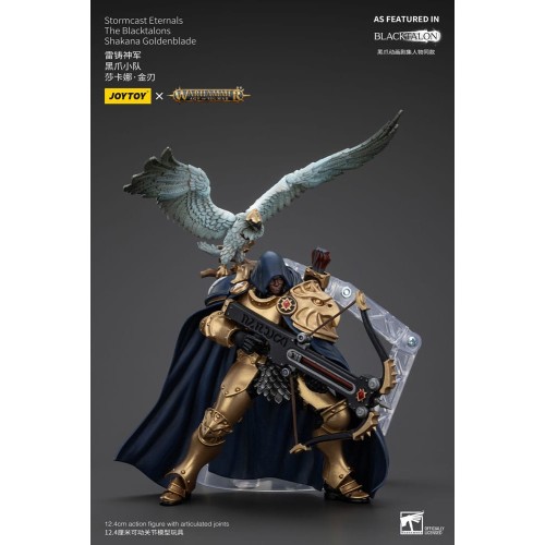 Warhammer Age of Sigmar Actionfigur Stormcast Eternals The Blacktalons Shakana Goldenblade 20 cm