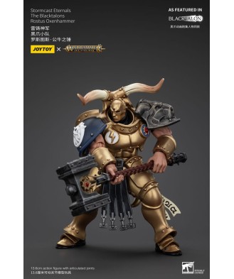 Warhammer Age of Sigmar Actionfigur Stormcast Eternals The Blacktalons Rostus Oxen hammer 20 cm