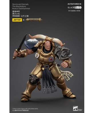 Warhammer Age of Sigmar Actionfigur Stormcast Eternals The Blacktalons Rostus Oxen hammer 20 cm