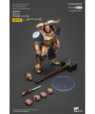 Warhammer Age of Sigmar Actionfigur Stormcast Eternals The Blacktalons Rostus Oxen hammer 20 cm