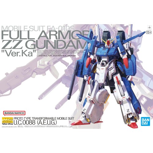 1/100 MG Full Armor ZZ Gundam Ver. Ka