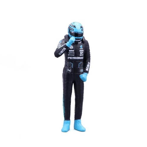 F1 Mercedes W15 E Perfomance 2023 With Russel Figure - 1:24 Die-cast Model
