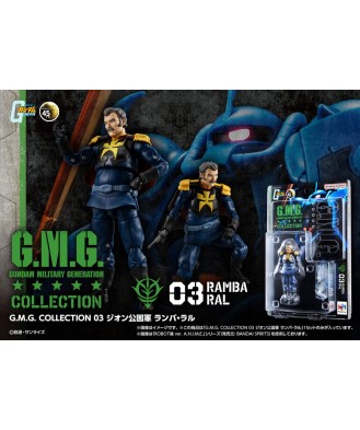Mobile Suit Gundam G.M.G. Collection 03 Action Figure Principality of Zeon Ramba Ral 10 cm
