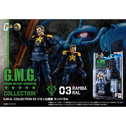 Mobile Suit Gundam G.M.G. Collection 03 Action Figure Principality of Zeon Ramba Ral 10 cm