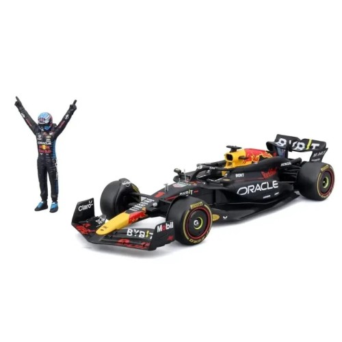 F1 Red Bull Racing Rb20 With Verstappen Figure - 1:24 Die-cast Model