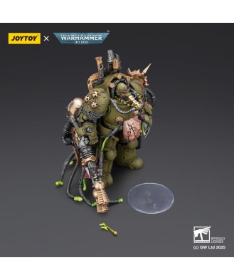 Warhammer 40,000 Action Figure Death Guard Lord of Virulence with Power Fist and Twin Plague Spewer 14 cm