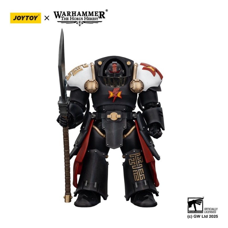 Warhammer The Horus Heresy Action Figure White Scars Ebon Keshig Terminator 2 with Power Glaive 13 cm