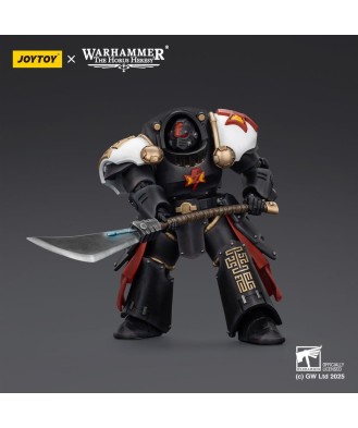 Warhammer The Horus Heresy Action Figure White Scars Ebon Keshig Terminator 2 with Power Glaive 13 cm