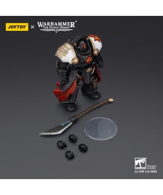 Warhammer The Horus Heresy Action Figure White Scars Ebon Keshig Terminator 2 with Power Glaive 13 cm