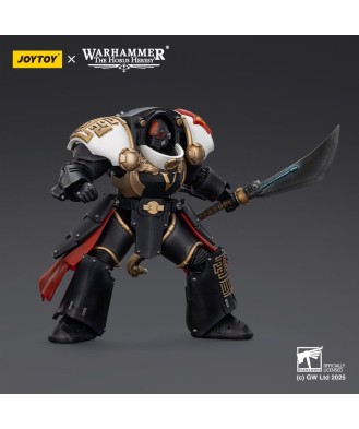Warhammer The Horus Heresy Action Figure White Scars Ebon Keshig Terminator 1 with Power Glaive 13 cm