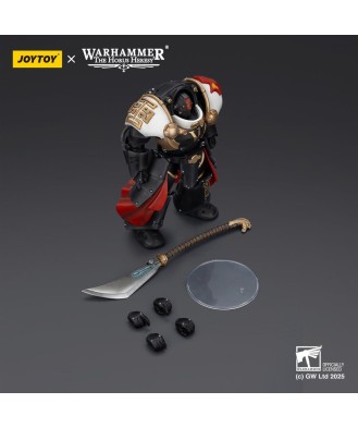 Warhammer The Horus Heresy Action Figure White Scars Ebon Keshig Terminator 1 with Power Glaive 13 cm