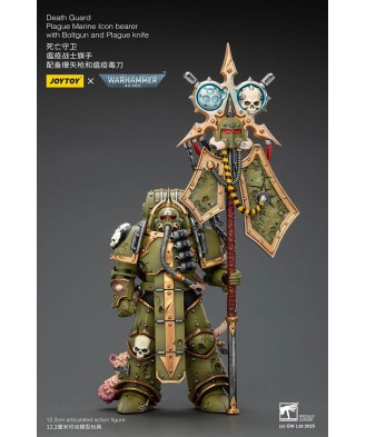 Warhammer 40,000 Action Figure Death Guard Plague Marine...