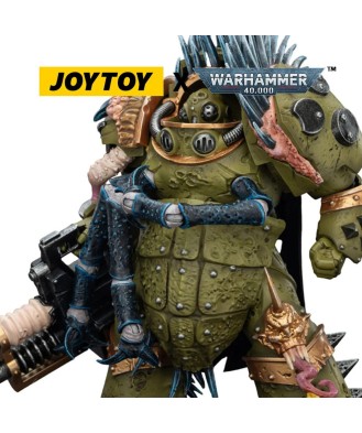 Warhammer 40,000 Action Figure Death Guard Blightlord Terminator 1 with Reaper Autocannon and Bubotic Blades 14 cm