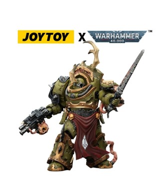Warhammer 40,000 Action Figure Death Guard Blightlord Terminator 3 with Combi-bolter and Bubotic Blade 14 cm