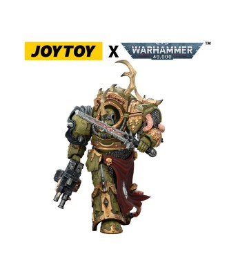 Warhammer 40,000 Action Figure Death Guard Blightlord Terminator 3 with Combi-bolter and Bubotic Blade 14 cm