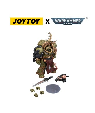 Warhammer 40,000 Action Figure Death Guard Blightlord Terminator 3 with Combi-bolter and Bubotic Blade 14 cm