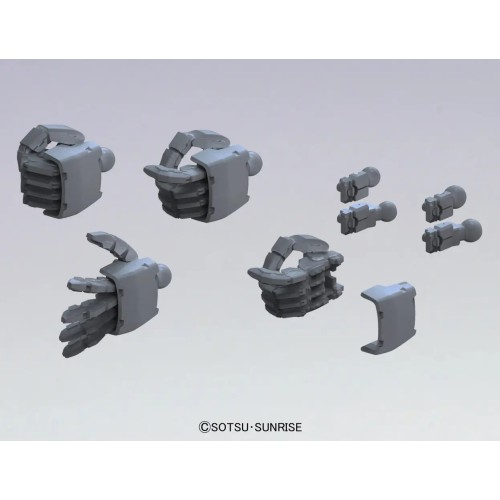 1/144 Builders Parts HD: MS Hand 02 Zeon Dark Gray