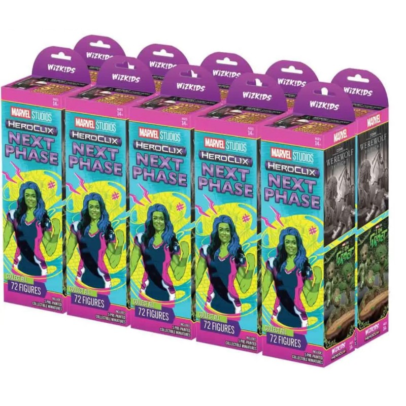 Marvel HeroClix: Marvel Studios Next Phase Booster Brick (10)
