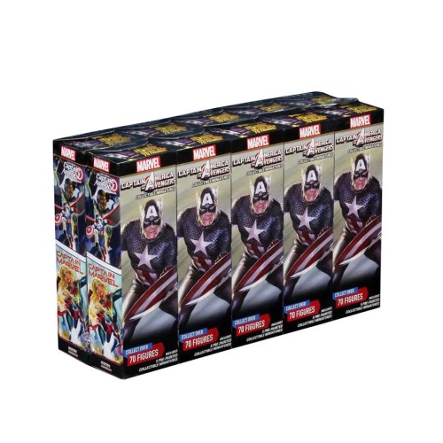 Marvel HeroClix: Captain America and the Avengers Booster Brick (10)