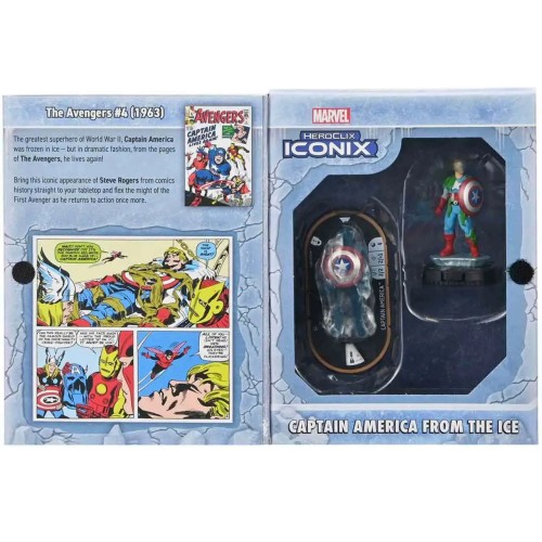 Marvel HeroClix Iconix: Captain America from the Ice
