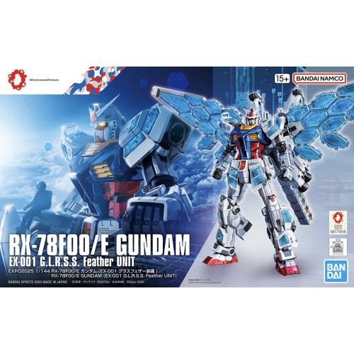 1/144 EXPO2025 RX-78F00/E Gundam (EX-001 Glass Feather)